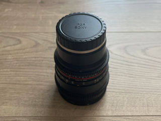 Samyang SYDS85M-NEX VDSLR II 85mm T1.5 Cine Lens for Sony Alpha E-Mount Cameras (FE) foto 2