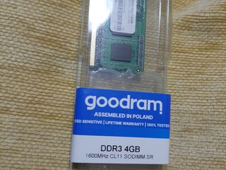 DDR3L 4GB, 1600MHz, sodimm (notebook,  laptop, ноутбук)