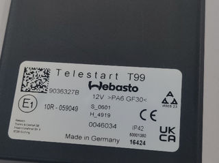 Система дистанционного запуска Webasto Telestart T99 foto 3