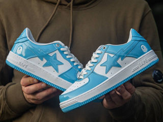 A Bathing Ape Bape Sta Patent Blue Unisex foto 2