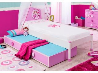 Б/У Детская кровать для девочки серии PRINCESS фирмы CILEK - весь набор кровать, матрас, балдахин foto 5