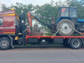 .Transport auto.evacuator tehnică agricolă de la 10 lei km. foto 8