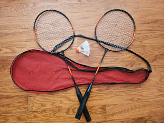 Set de badminton cu husă + 6 fluturași cadou