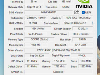 Nvidia GTX970 4GB 256bit AMP foto 6