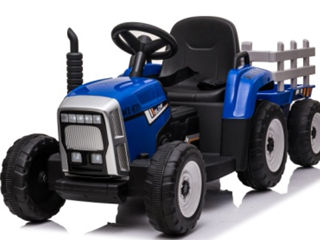 Tractor cu baterie, sarcină maximă 25 kg - rosu, albastru