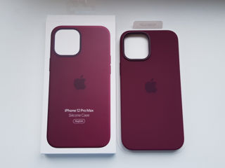 Apple iPhone 12 Pro Max Silicone Case MagSafe - Plum