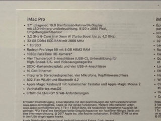 iMac Pro 27 10/10 Full foto 3