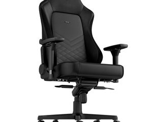 Gaming Chair Noble Hero Nbl-Hro-Pu-Bla Black/Black, User Max Load Up To 150Kg / Height 165-190Cm