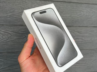 iPhone 15 Pro Max White Titanium 1TB Sigilat + Garantie! foto 3