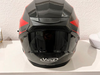 Casca moto Vinz Helmets noua. Marimea XL-61-62, cu viziera si ochelari. foto 7