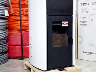 Bulgaria. Cazan pe peleți, granule. 13 kw 18 kw 25 kw Burnit. Autonomie 24 ore. foto 9