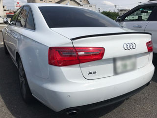 Eleron portbagaj compatibil cu AUDI A6 C7 4G 4 Usi (2011-2018) Negru Lucios foto 3