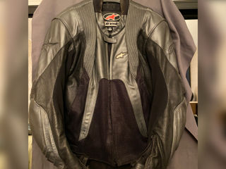 Мотокуртка с защитой Alpinestars, кожа. foto 2