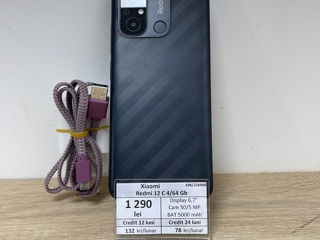Xiaomi Redmi 12 C 4/64 Gb, 1290 lei