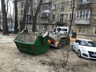 Evacuarea deseurilor de constructii / Evacurea gunoiului container 8m3 / Вывоз строительного мусора foto 6