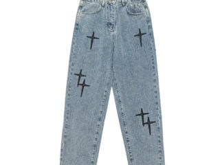 Cross baggy jeans