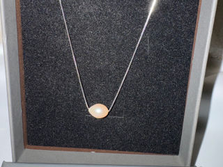 Langisor argint fin 925 cu perla naturala