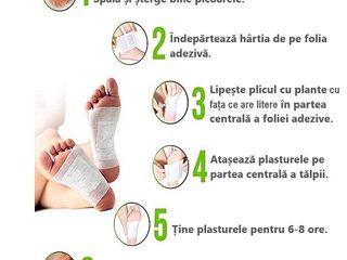 Scapă de dureri de picioare acum! Plasture detox! foto 4