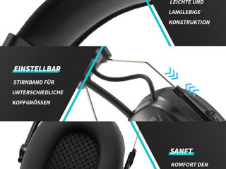 Защитные наушники с Bluetooth 5.3 DAB+/FM-радио фото 4