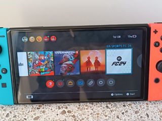 Nintendo switch oled în stare noua 16 jocuri foto 2