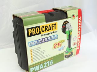 Аккумуляторная болгарка ProCraft PWA216 foto 4