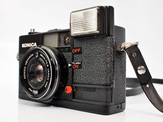 Konica C35 EF Black 38mm f2.8 Point &shoot Film Camera foto foto 2