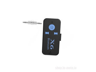 X6 Aux Audio Adapter 3.5mm Bluetooth - Блютуз Адаптер + Музыка + Громкая связь в Автомобиль foto 3