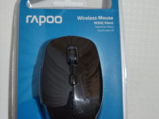 Mouse Rapoo M300, silent multi mode, negru, fără fir