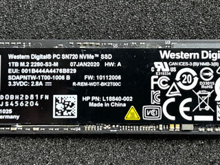 1TB SSD M2 NVMe Western Digital SN720 Гарантия 6 мес!