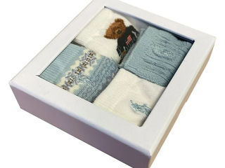 Polo Ralph Lauren Baby's 4-pair 6-12 M Crew Socks Gift Box Nib Limited Edition