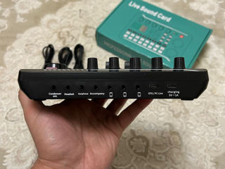 MagicCubic F9 Mixer Audio SoundCard Profesional foto 3