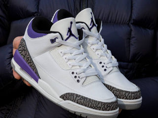 Nike Air Jordan 3 Retro White/Violet Unisex foto 1