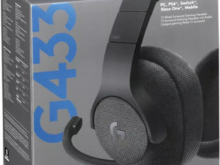 Logitech G433 Gaming 7.1 Sound - casti / наушники