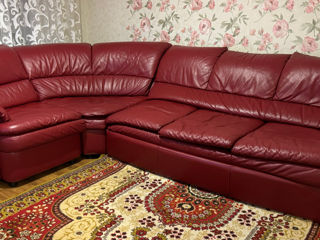 Срочно!!! Итальянский диван из натуральной кожи!
