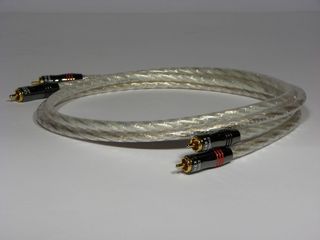 Оригинальный фирменный межблочный кабель Qed Silver Spiral