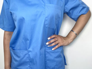 Bluza medicală panacea - albastru-deschis / panacea медицинская рубашка - голубой