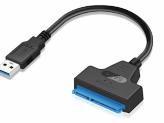 Кабель-адаптер HDD/SSD 2.5" SATA to USB, USB to DVDrom mini SATA.