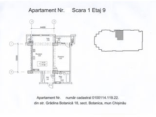 Apartament cu 1 cameră, 58 m², Botanica, Chișinău foto 3