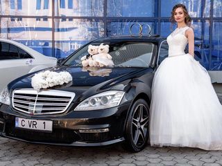 S Class W221 albe/negre (белые/черные) - 20 €/ora (час) & 110 €/zi (день) foto 7