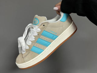 Adidas Campus Beige/Blue Women's foto 2