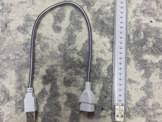 Lampă UV flexibilă pentru plante, cu alimentare USB