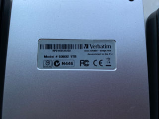 HDD Verbatim + Samsung. 1 Tb. foto 4