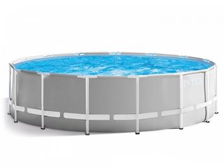 Piscina Super Mega Intex 610x132cm, 32695l, pompa, scara, copertina, asternut - la cel mai bun pret foto 1