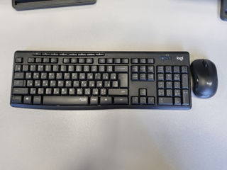 Tastatura+mouse fara fir Logi 290 lei foto 1