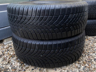 Michelin Alpin 6 + Bridgestone Blizzak 215/55 R17 anul 2020-2021 set 4 roti foto 6