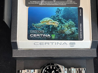 Мужские наручные часы Certina diving 43mm foto 4