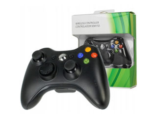 Controller pentru Xbox 360 si PC , wireless, Negru foto 2