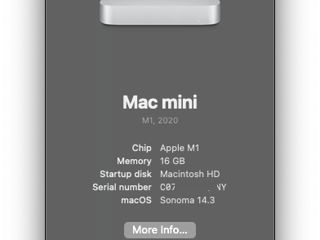 Mac mini m1, 16gb, 2tb foto 2