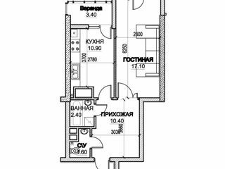 Apartament cu 1 cameră, 45 m², Ciocana, Chișinău foto 3