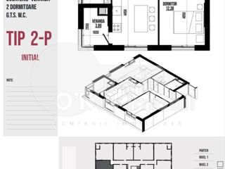 Apartament cu 2 camere,  Centru,  Strășeni,  Strășeni foto 1